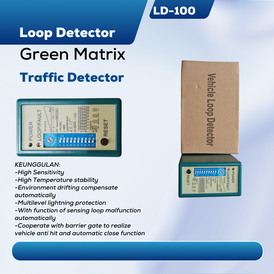 Vehicle Loop Detector LD100 Single Channel Traffic Detector